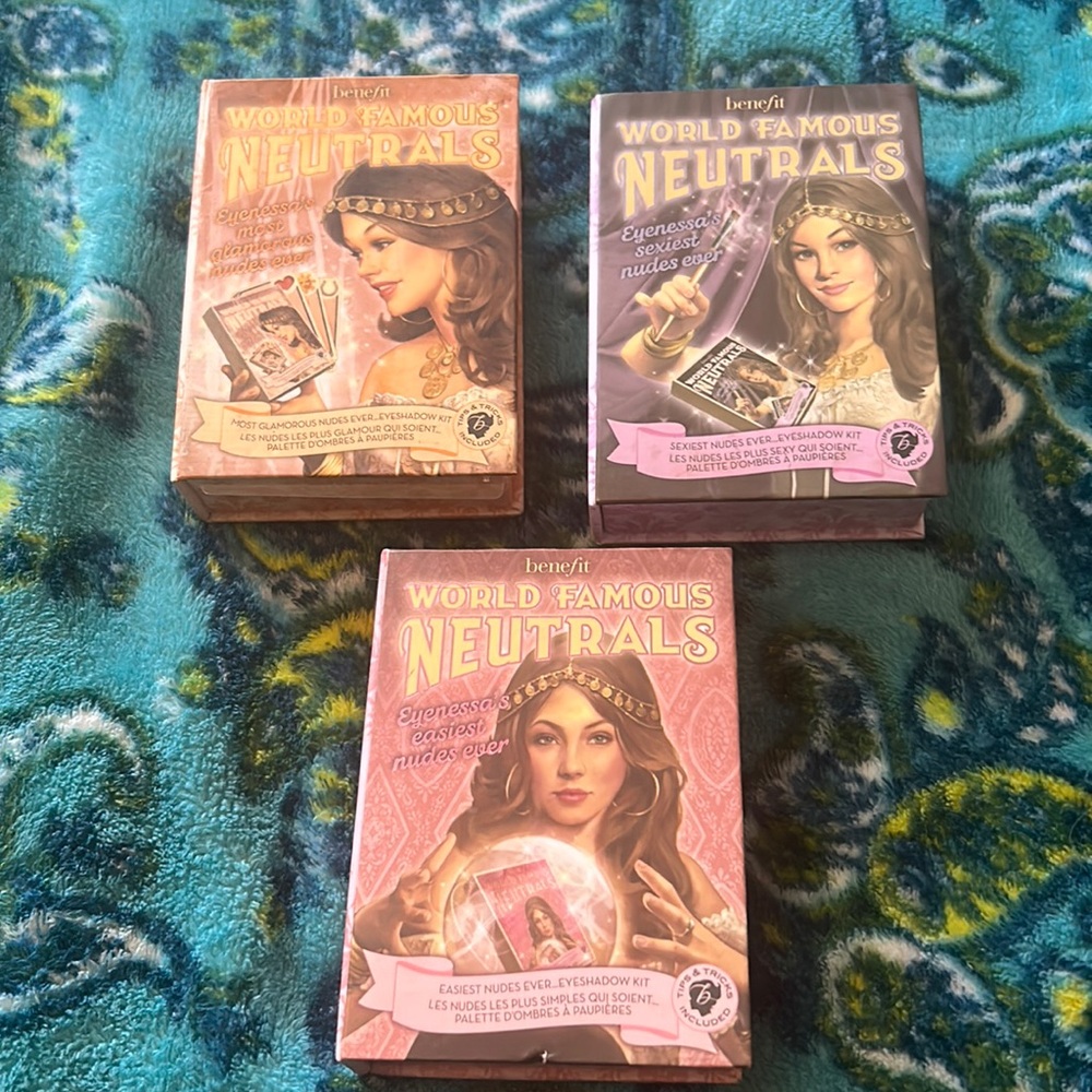 Benefit cosmetics World Famous Neatrals eyeshadow kits